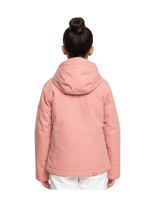 Meade Kids Short Fur with Hood Pink