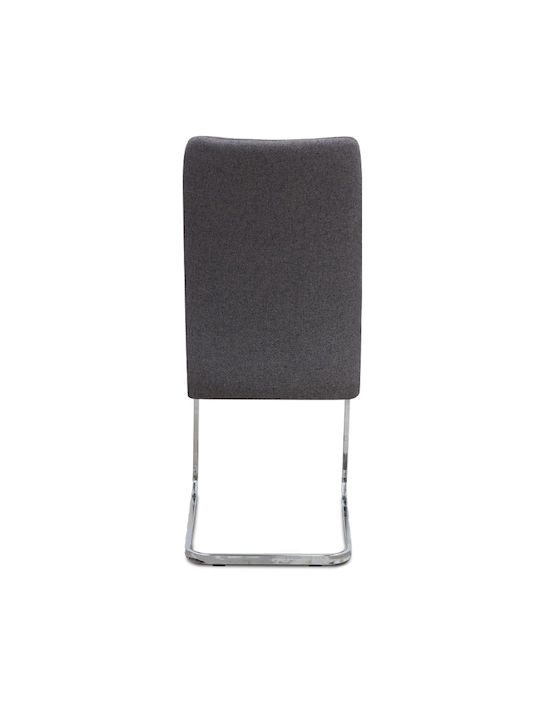 Laura Dining Room Fabric Chair Grey 42x58x98cm