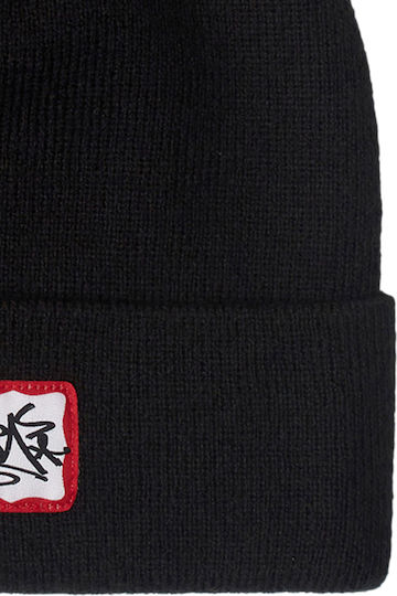 Beanie Beanie Knitted in Black color