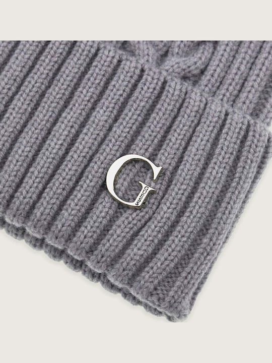 Beanie Feminin Căciulă Tricotat în culoarea Gri