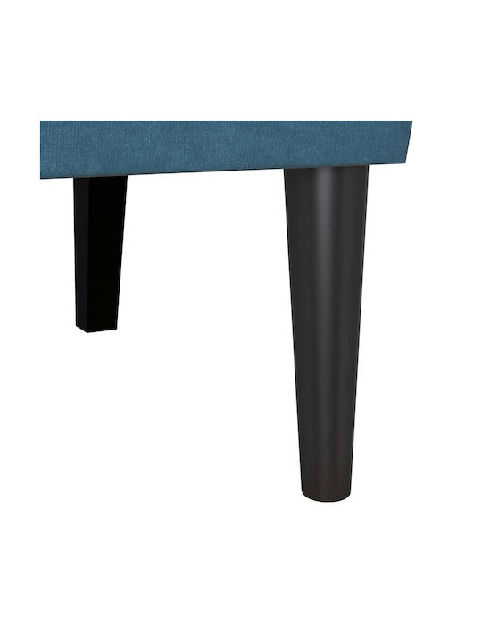 Διθέσιος Καναπές Βελούδινος Μπλε 112x65.5x75εκ.