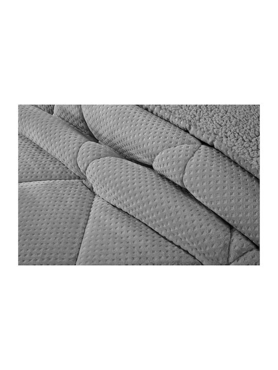 Saint Clair Bettbezug Großes Doppelbett 220x240cm Silver 660 GSMGsm