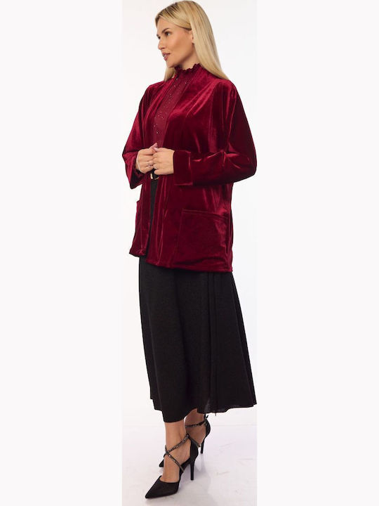 Women's Cardigan Bordeaux