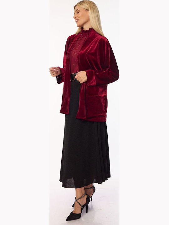 Women's Cardigan Bordeaux