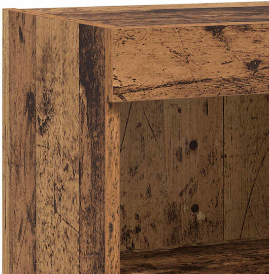 Животно помещение ТВ единица Old Wood с Осветление Д30.5xШ30xВ60бр