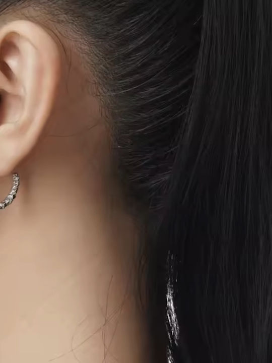 Silver Hoop Earrings