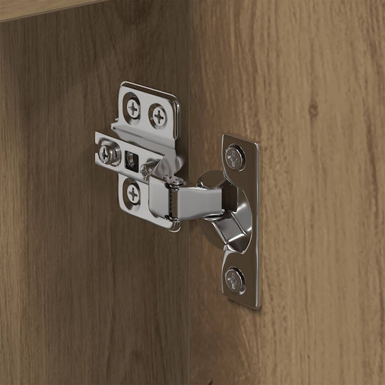 vidaXL Waschtisch ohne Waschbecken L60xB60xH30cm Walnut