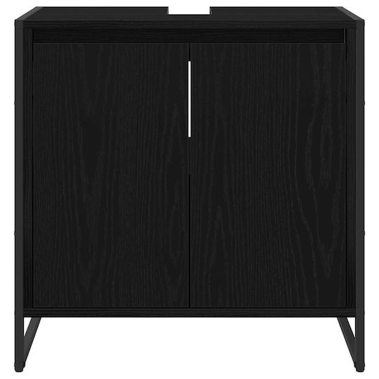vidaXL Шкаф без Мивка Д60xШ30xВ60см Black Beech
