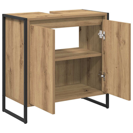 vidaXL Waschtisch ohne Waschbecken L60xB60xH30cm Walnut