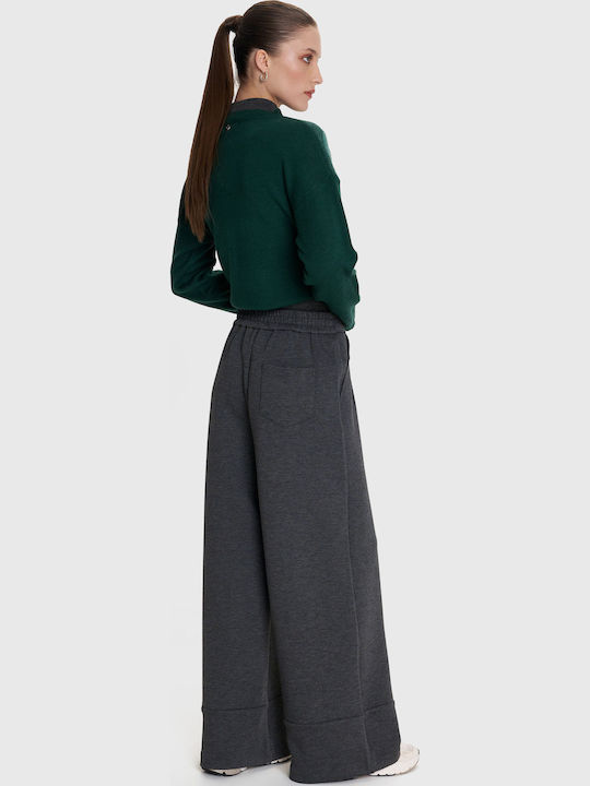 Jogger Women's Sweatpants with Elastic Grey