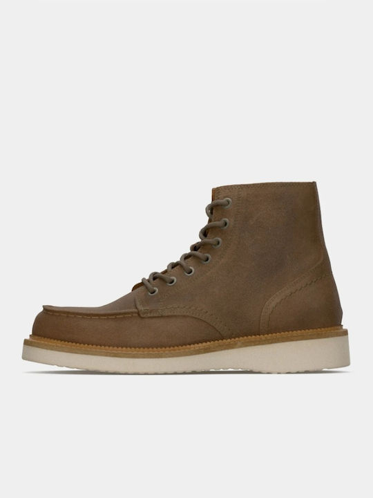 Suede Black Men's Boots