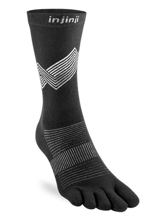 Injinji Lightweight Running Κάλτσες Μαύρες 1 Ζεύγος