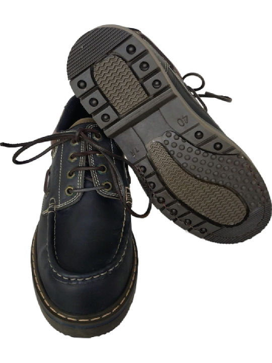 Men's Leather Moccasins Black