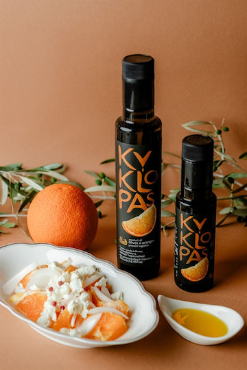 Κύκλωπας Εξαιρετικό Παρθένο Ελαιόλαδο Dressing με Άρωμα Πορτοκάλι 100ml