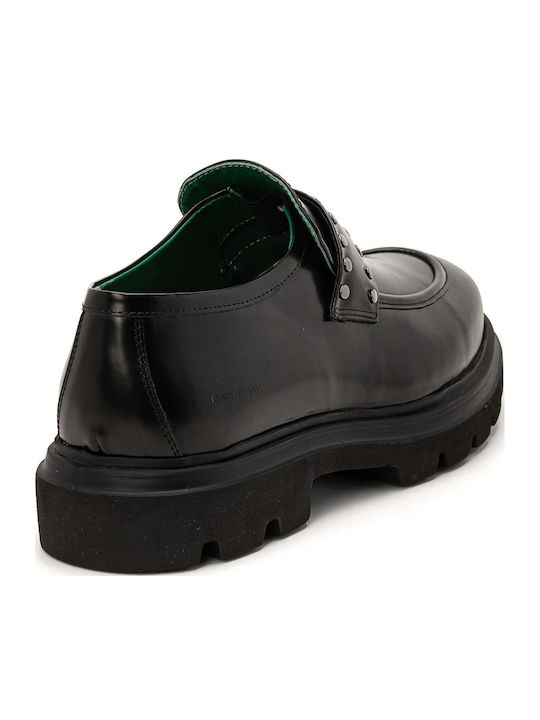 Mocasini barbati Total Black
