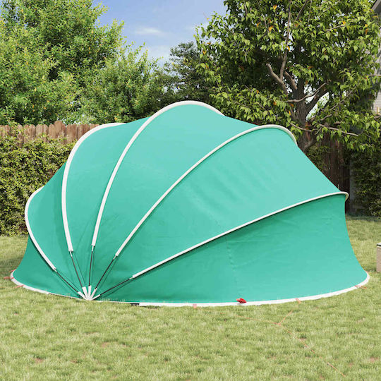 vidaXL Pool Awning 460x229cm Green
