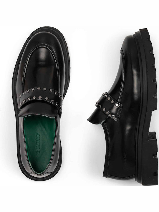 Mocasini barbati Total Black