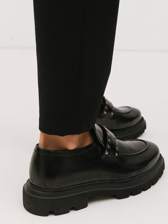 Mocasini barbati Total Black
