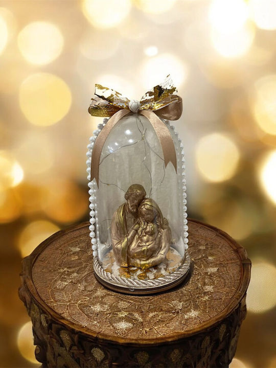 Illuminated Bell Holy Family Virgin Mary Joseph Holy Infant