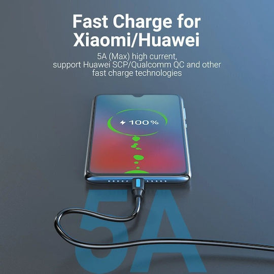 Vention USB 2.0 Кабел USB-C Мъжки - USB-A Черен 2м CORBH