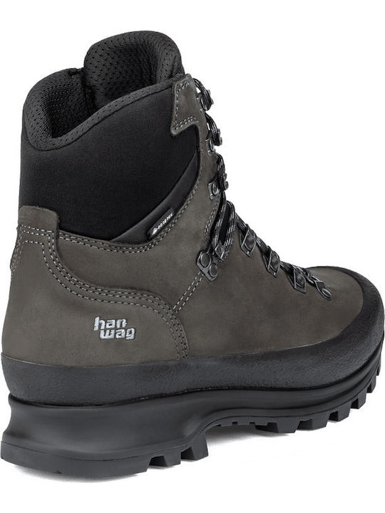 Hanwag Nazcat Men's Hiking Boots Waterproof with Gore-Tex Membrane Gray