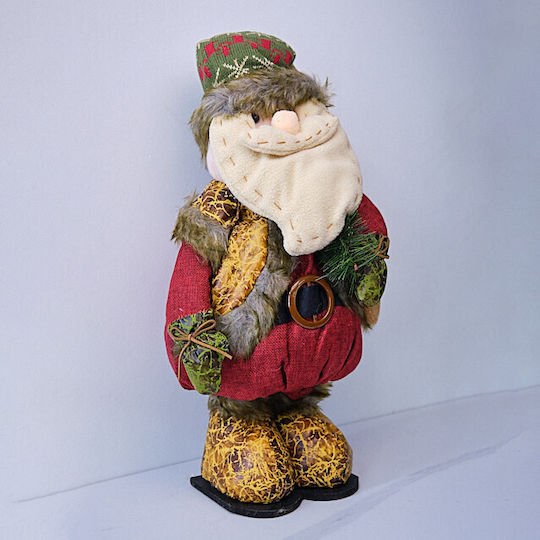 Decorativ Moș Crăciun din Tesatura 55cm.