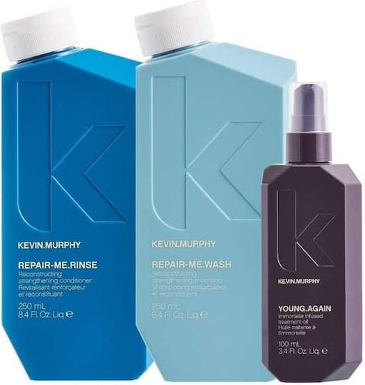 Kevin Murphy +Holly Sanders Ready, Set, Repair Σετ Θεραπείας Μαλλιών για Ταλαιπωρημένα Μαλλιά με Σαμπουάν, Conditioner & Λάδι 3τμχ