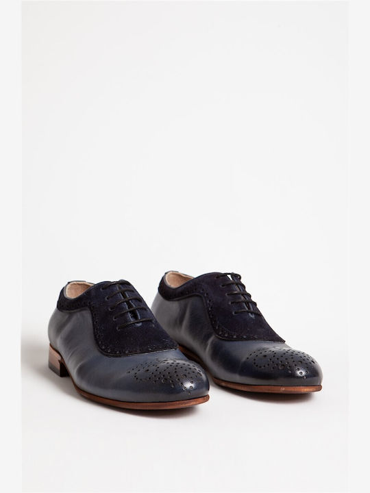 Wildleder Herren Freizeitschuhe Blau