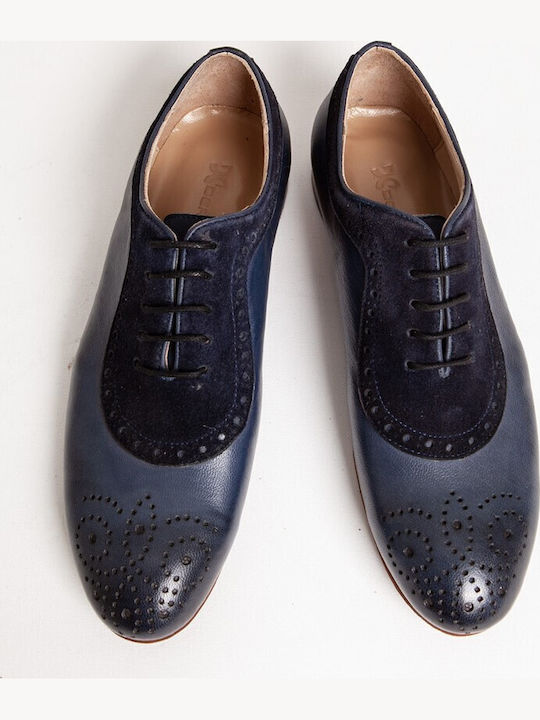 Wildleder Herren Freizeitschuhe Blau