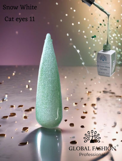 Global Fashion Ημιμόνιμο Βερνίκι Νυχιών 11 Cat Eye