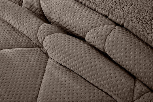 Saint Clair Bettbezug Großes Doppelbett 220x240cm Vison 660 GSMGsm