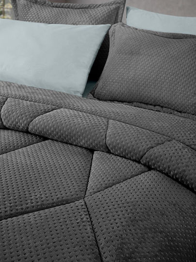 Saint Clair Κουβερτοπάπλωμα Υπέρδιπλο 220x240εκ. Carbon Saint Clair Κουβερτοπάπλωμα Υπέρδιπλο 220x240εκ. Carbon