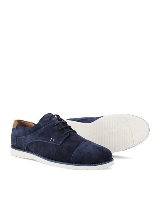 Wildleder Herren Freizeitschuhe Blau