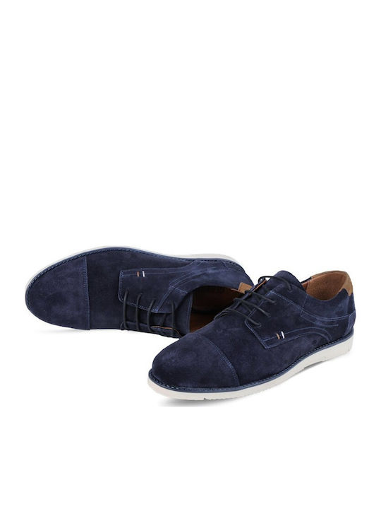 Wildleder Herren Freizeitschuhe Blau