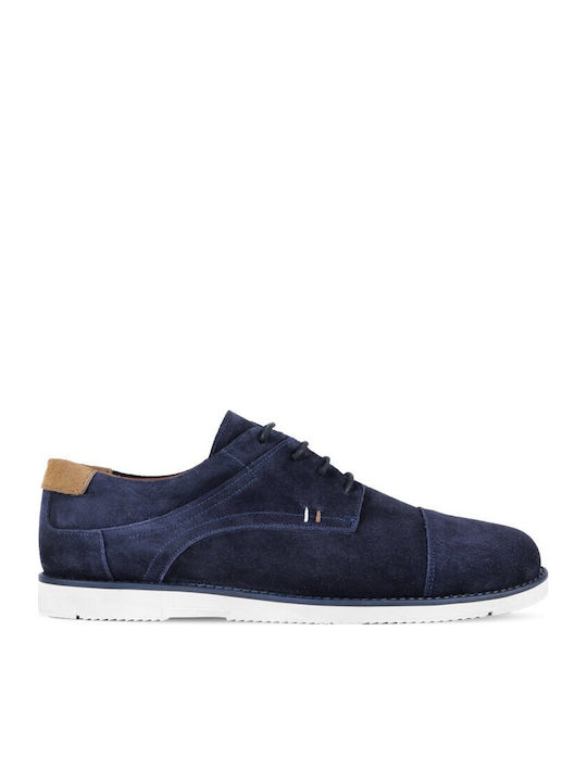 Wildleder Herren Freizeitschuhe Blau