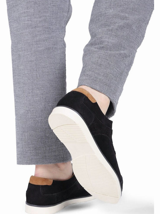 Wildleder Herren Freizeitschuhe Schwarz
