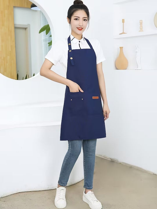 Apron Blue 65x72cm