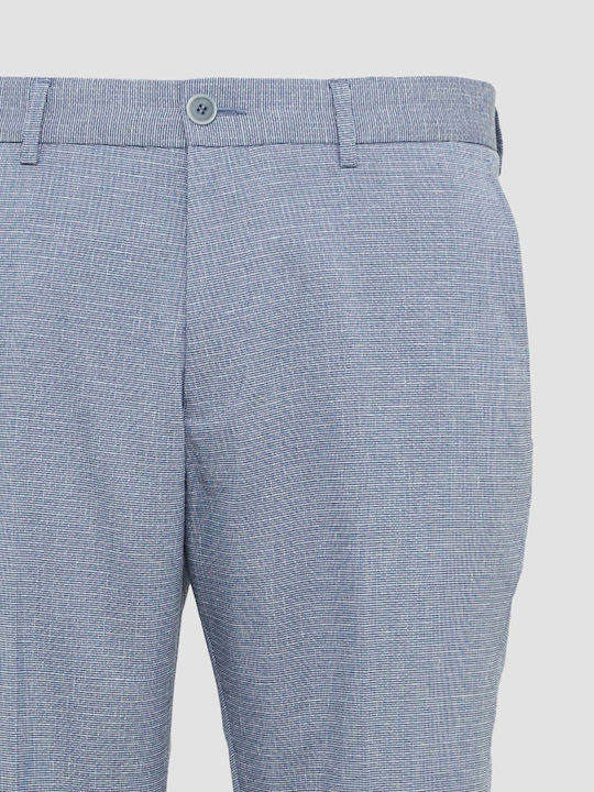 Label Παντελόνι Κοστουμιού σε Slim Εφαρμογή Light Blue