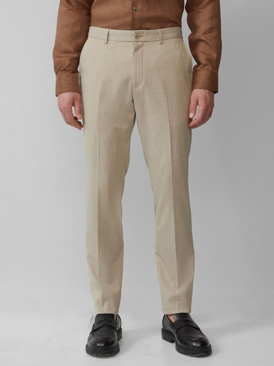 Label Hose Anzug in Schlanker Passform Light Brown