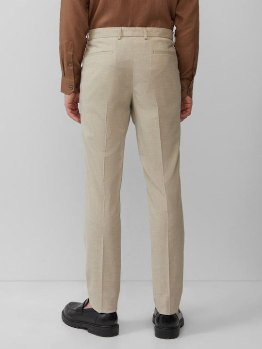 Label Hose Anzug in Schlanker Passform Light Brown
