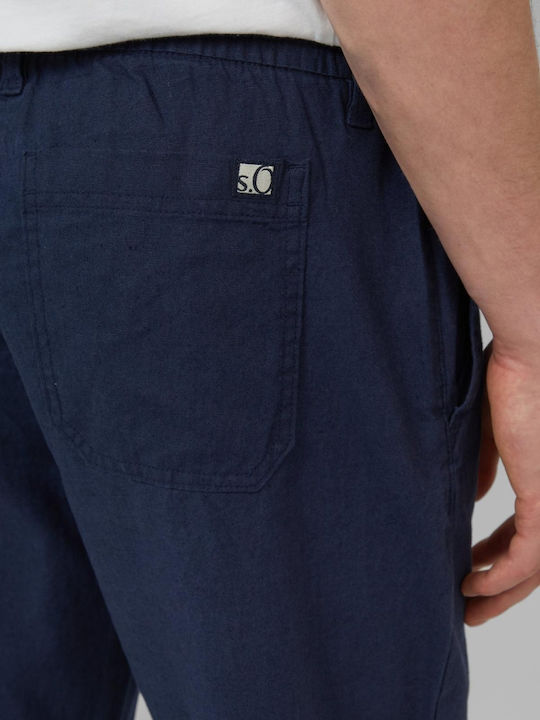 Detroit Pantaloni Bărbați Chino Regular Fit Albastru Marin Închis