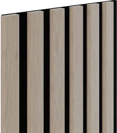 3D Πάνελ Τοίχου με Κόλλα Καφέ 270x30εκ.