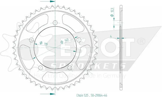 Esjot Rear Sprocket