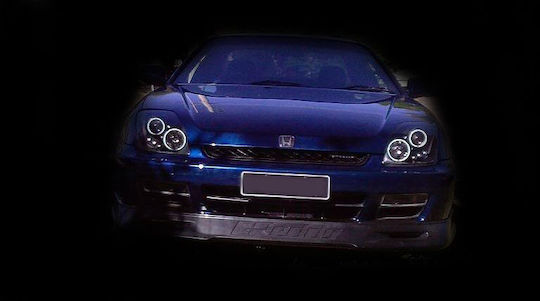 Junyan Front Lights Angel Eyes for Honda Prelude 1997-2001 2pcs
