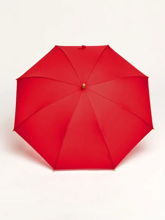 Original Duckhead Kinder Regenschirm Gebogener Handgriff Rot