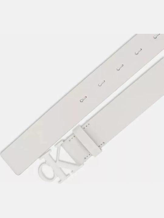 Calvin Klein Δερμάτινη Γυναικεία Ζώνη Λευκή Calvin Klein Δερμάτινη Γυναικεία Ζώνη Λευκή