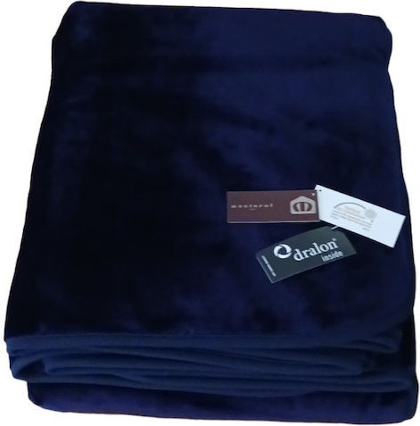 Manterol Casa Polo Color Одеяло Испания Кадифе Едно 160x240см