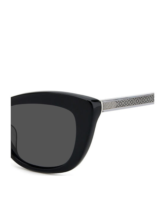 Kate Spade Feminini Ochelari de soare cu Negru Cadru și Negru Lentilă MERIDAGS807