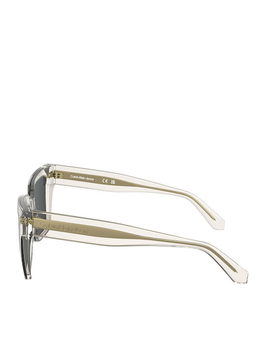 Calvin Klein Women's Sunglasses with Transparent Plastic Frame
