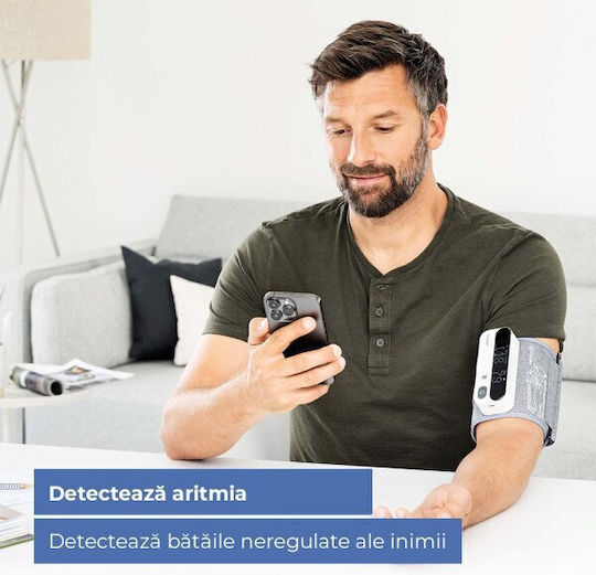 Beurer Digital Blutdruckmessgerät Oberarm mit Arrhythmie-Erkennung & Bluetooth